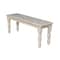 International Concepts Farmhouse Bench, Unfinished BE-47 - alternate 1
